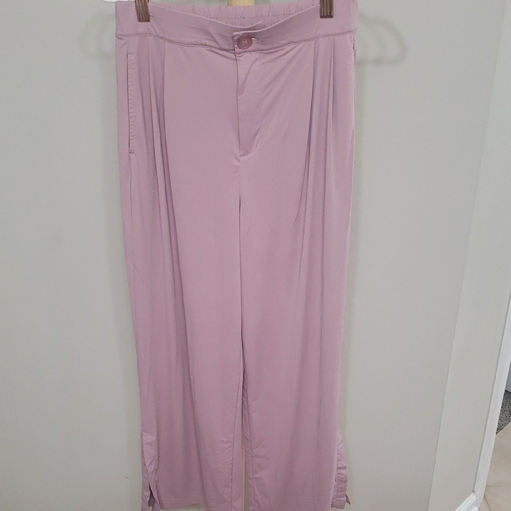 BENEUNDER Women’s WIDE Leg Pleated PANTS HIGH Waisted Zip Fly